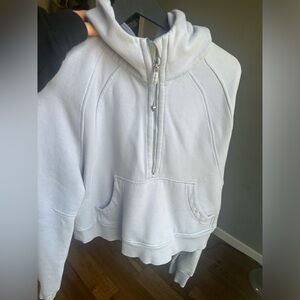 Periwinkle Scuba Oversized Half Zip m/l